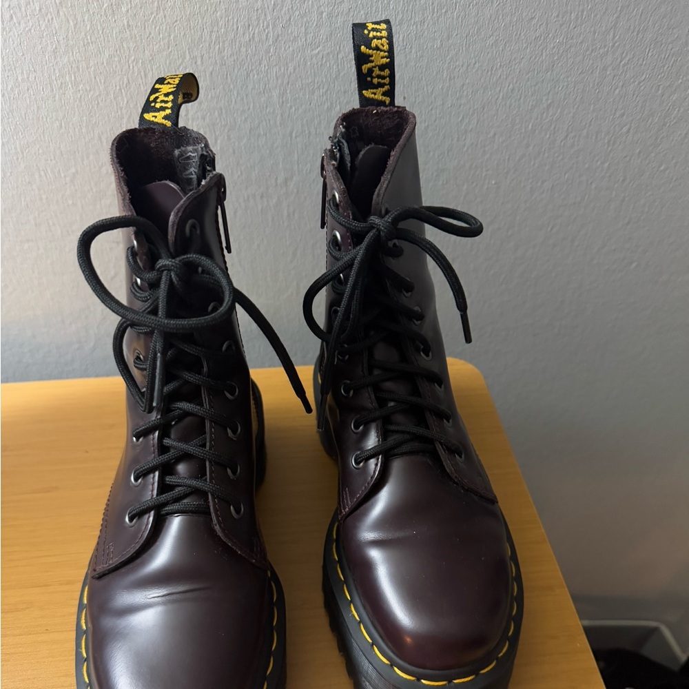 Dr. Martens Burgundy Jadon Boots